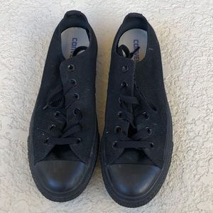 All Black Converse All Star